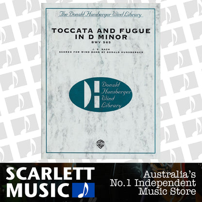 Toccata and Fugue in D Minor BWV 565 Concert Band Grade 6 Score — view 2