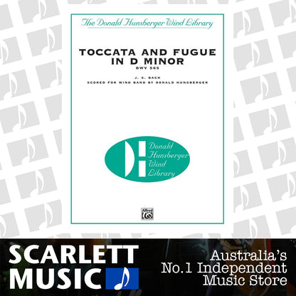 Toccata and Fugue in D Minor BWV 565 Concert Band Sheet Music Grade 6 — view 2