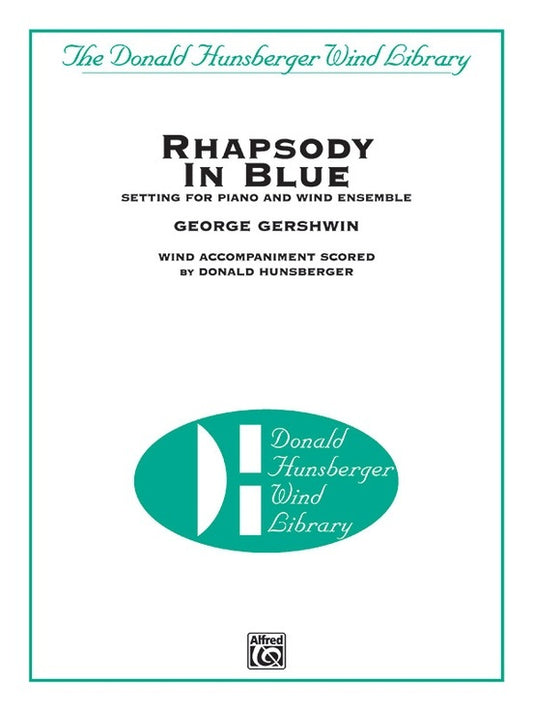 Rhapsody In Blue Setting Concert Band Gr 5 Score