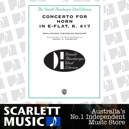 Concerto For Horn In E-Flat K 417 Concert Band Gr 5.5 — view 2