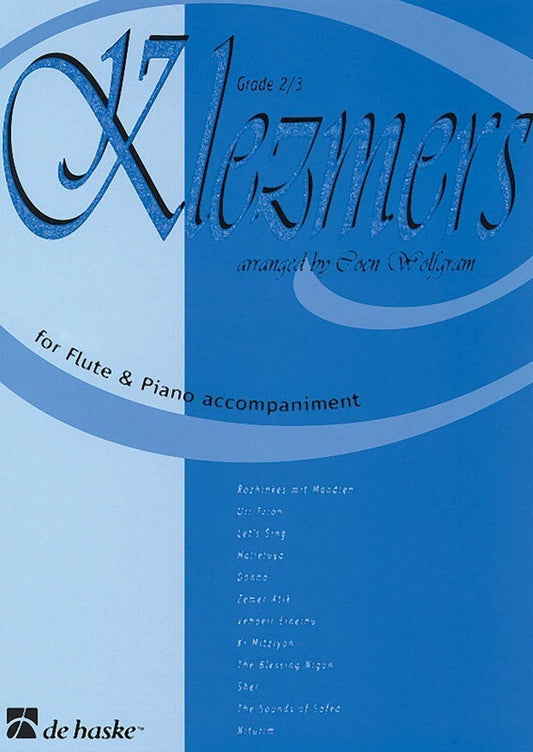 Klezmers Flute With Piano Accompaniment (Softcover Book)