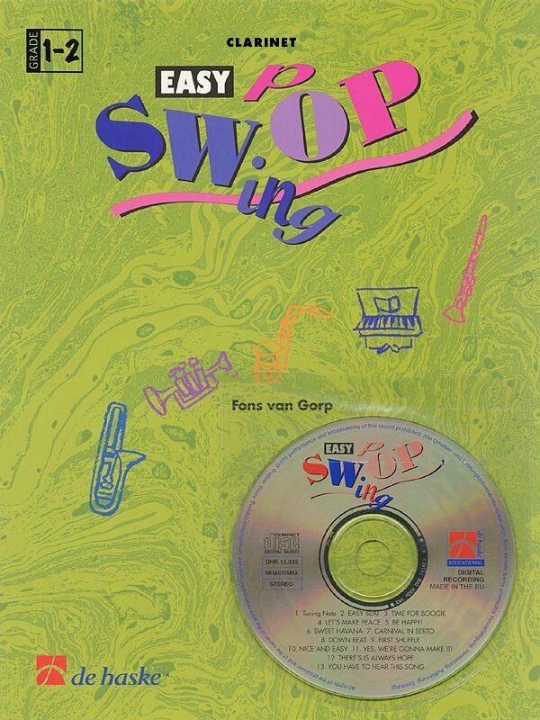 Easy Swing Pop B Flat clarinet/Tenor Saxophone Softcover Book/CD