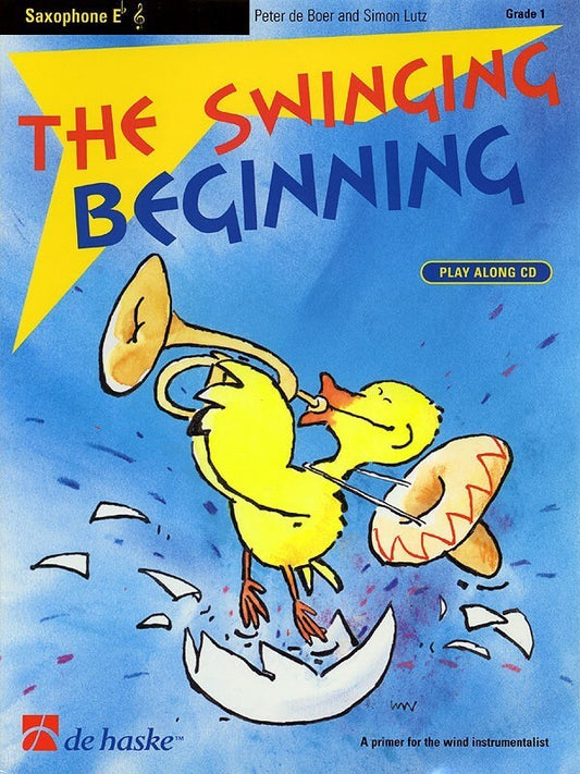 Swinging Beginning Alto/Bar Sax Softcover Book/CD