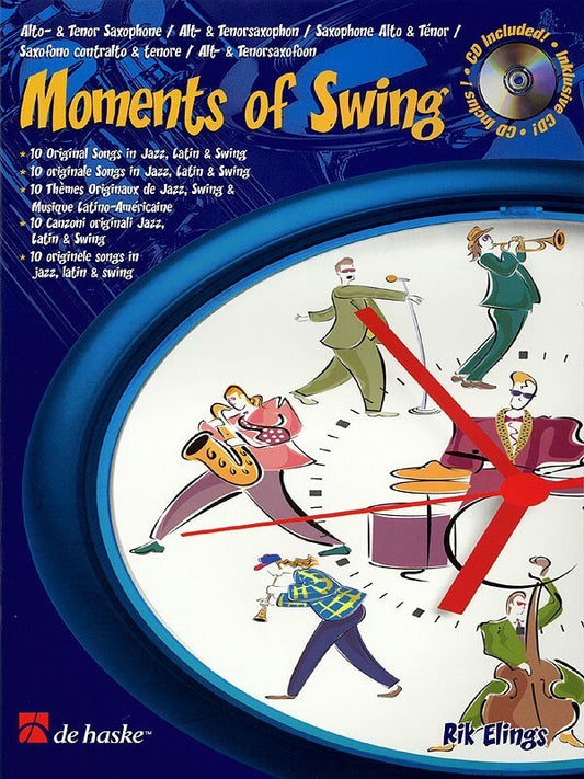 Moments Of Swing A/Sax T/Sax Softcover Book/CD