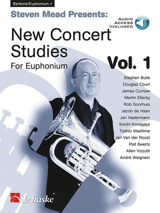 New Concert Studies for Euphonium Vol 1 - 48 Pages - Steven Mead Presents - De Haske Publications