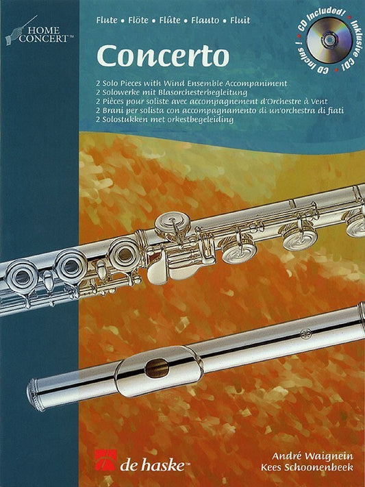Concerto Home Concert Flute Softcover Book/CD