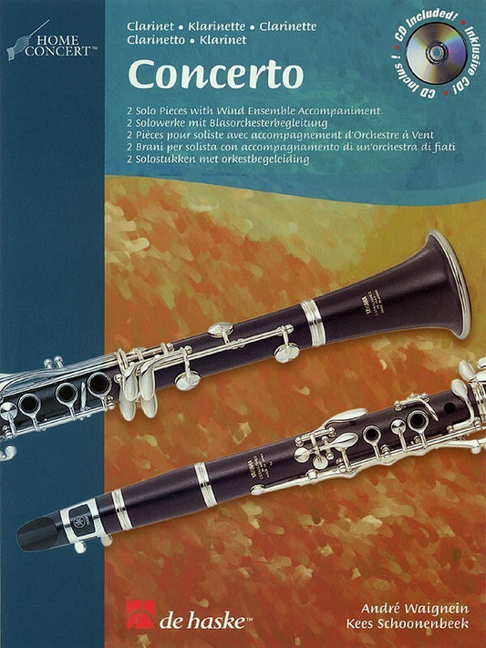 Concerto Home Concert Clarinet Softcover Book/CD