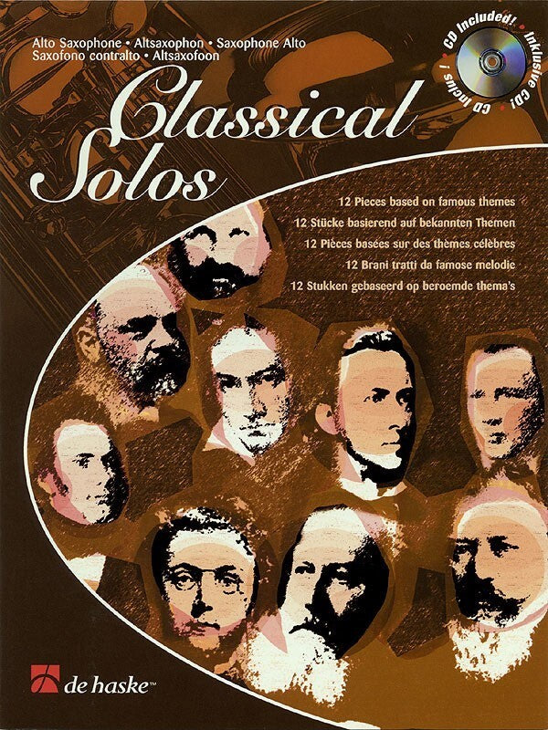 Classical Solos Alto Sax Softcover Book/CD