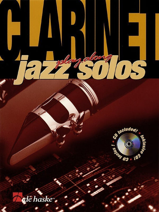 Clarinet Play Along Jazz Solos Softcover Book/CD