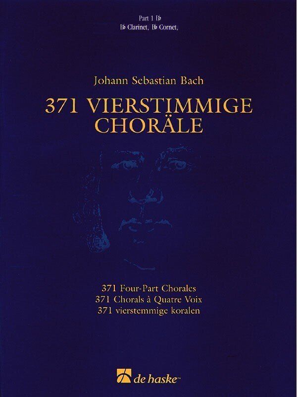 371 Four-Part Chorales - Part 1 Eb Treble Clef by Bach, De Haske Publications, 76 Pages, All Instruments