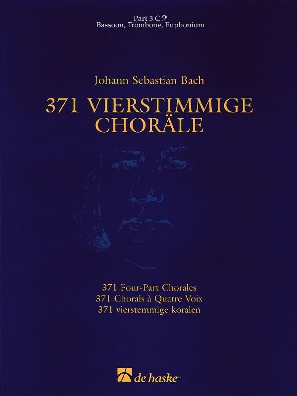 371 Four-Part Chorales - Part 3 C Bass Clef for Baritone, Bassoon, Euphonium, Trombone