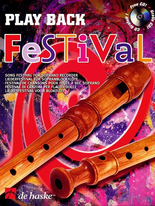 Play Back Festival For Sop Recorder Softcover Book/CD