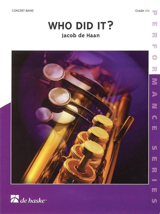 Who Did It? Concert Band 1.5 Score/Parts