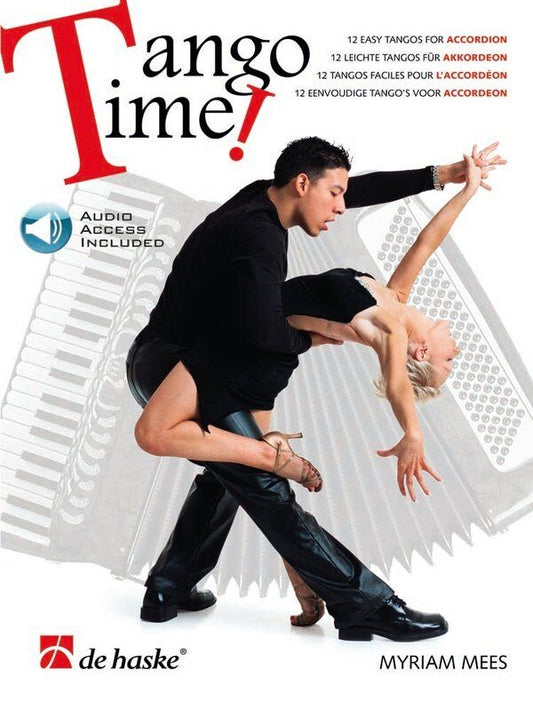 Tango Time for Accordion by Myriam Mees - 32 Pages with Audio Tracks