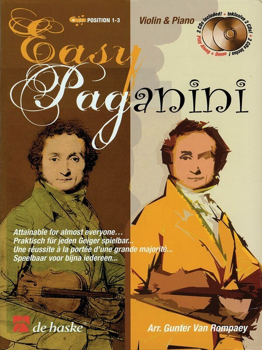 Easy Paganini Violin Softcover Book/CD