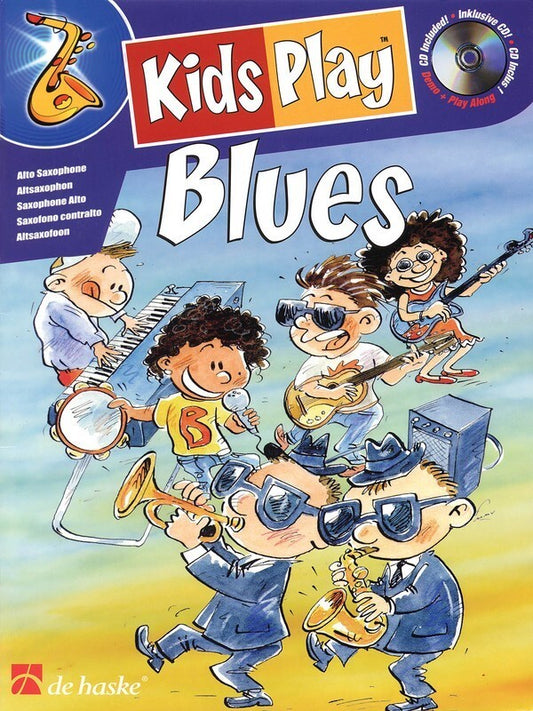 Kids Play Blues Alto Sax Softcover Book/CD