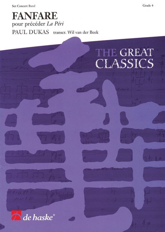 Fanfare From The Ballet La Peri Concert Band 4 Score/Parts