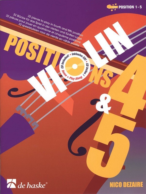 Violin Positions 4 And 5 Softcover Book/CD