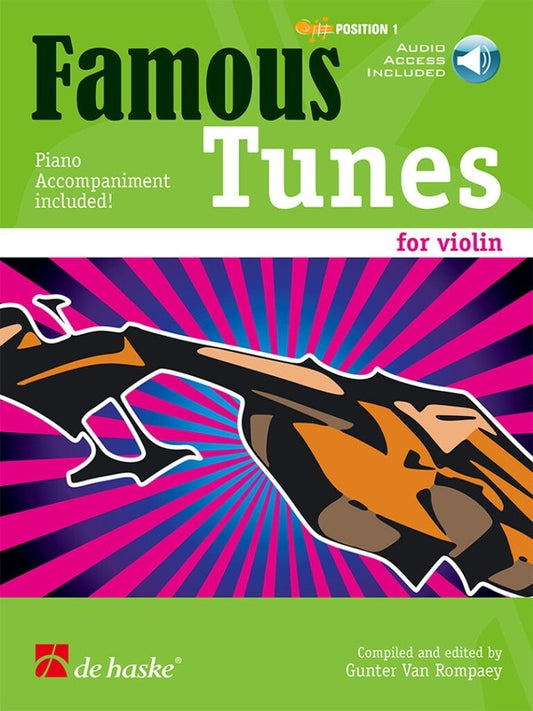 Famous Tunes For Violin/Piano Bk/Ola Sftcvr/Online Audio (Violin)