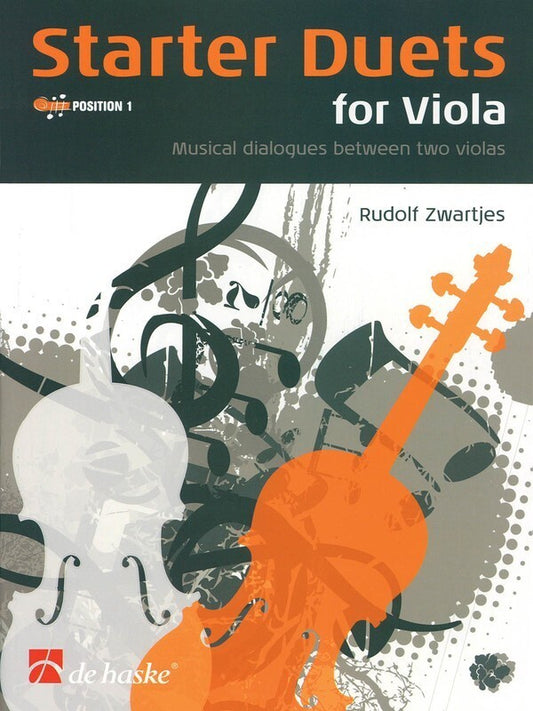 Starter Duets For Viola Easy First Position (Softcover Book/CD)