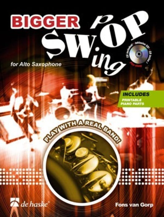 Bigger Swop Swing Pop Alto Sax Softcover Book/CD
