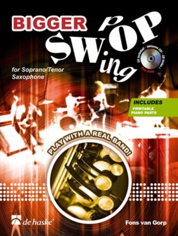 Bigger Swop Swing Pop Soprano/Tenor Sax Softcover Book/CD
