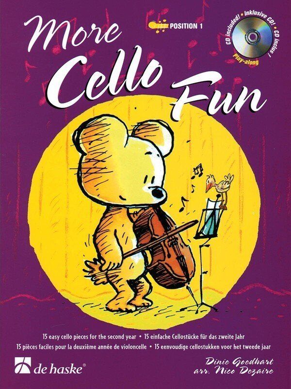 More Cello Fun BK/CD by De Haske Publications, 24 Pages, Cello Play-Along Series
