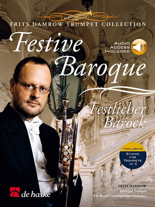 Festive Baroque Trumpet In B Flat & C Bk/Ola Sftcvr/Online Audio (Bb Trumpet|C Trumpet)