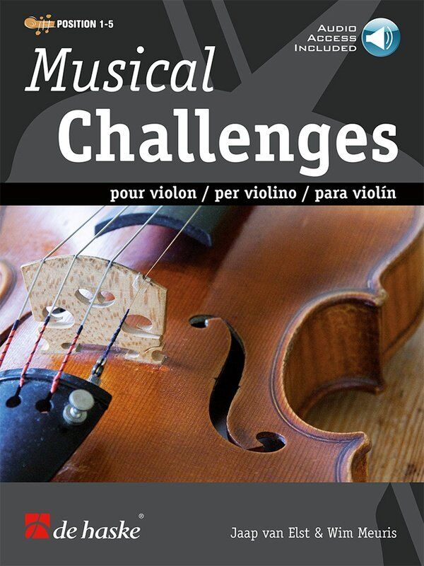 Musical Challenges for Violin Book by Jaap van Elst & Wim Meuris, 56 Pages, De Haske Publications