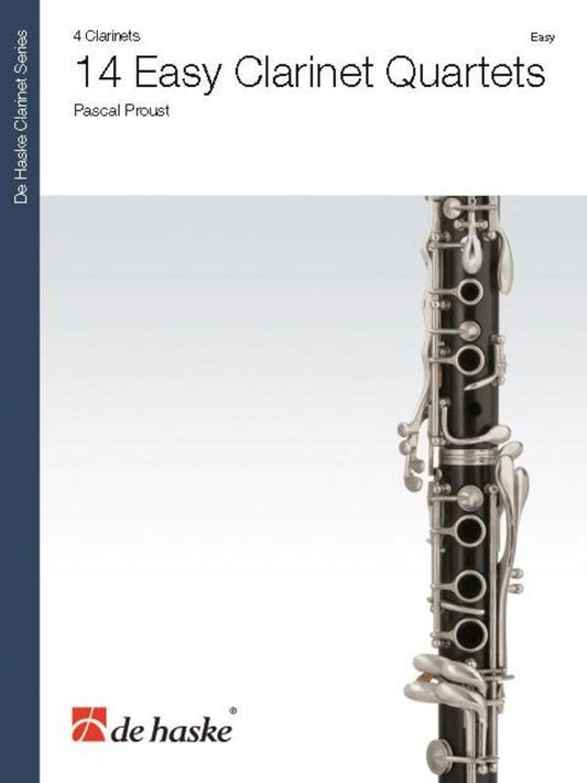 Proust - 14 Easy Clarinet Quartets (Music Score/Parts) Book