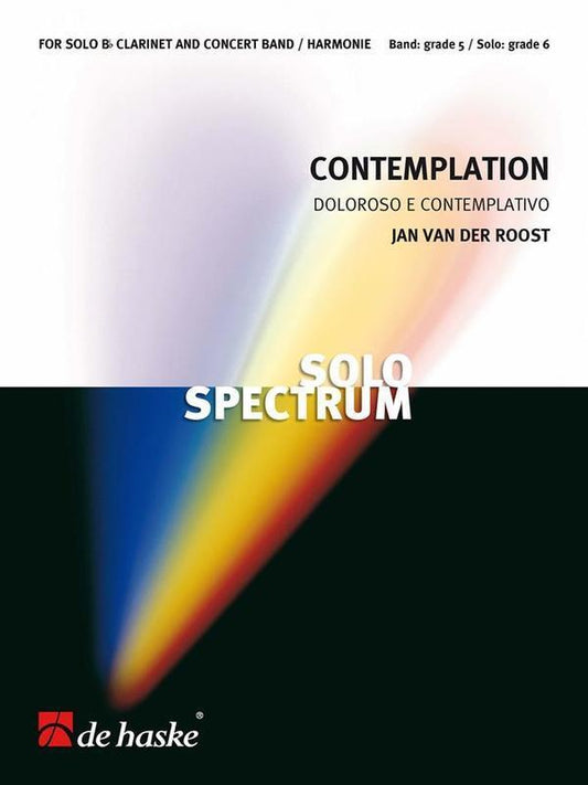 Contemplation Clarinet/Concert Band 5 Score/Parts Book