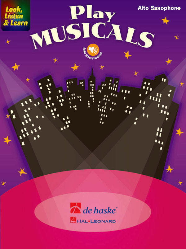 Look Listen And Learn Play Musicals Alto Sax Book/Online Audio Book