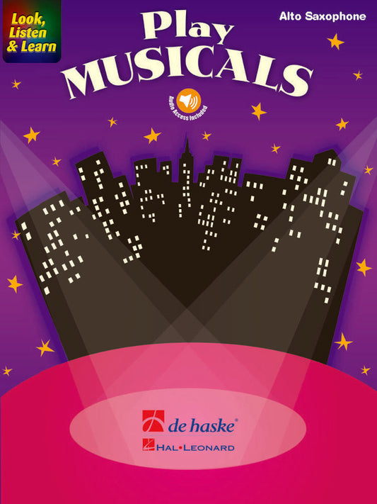 Look Listen And Learn Play Musicals Alto Sax Book/Online Audio Book