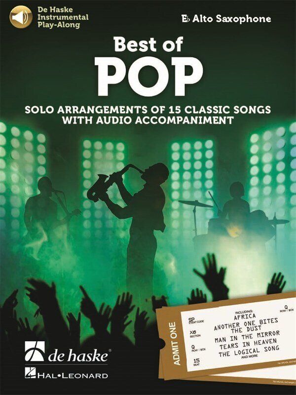 Best of Pop - Alto Saxophone Play-Along Book