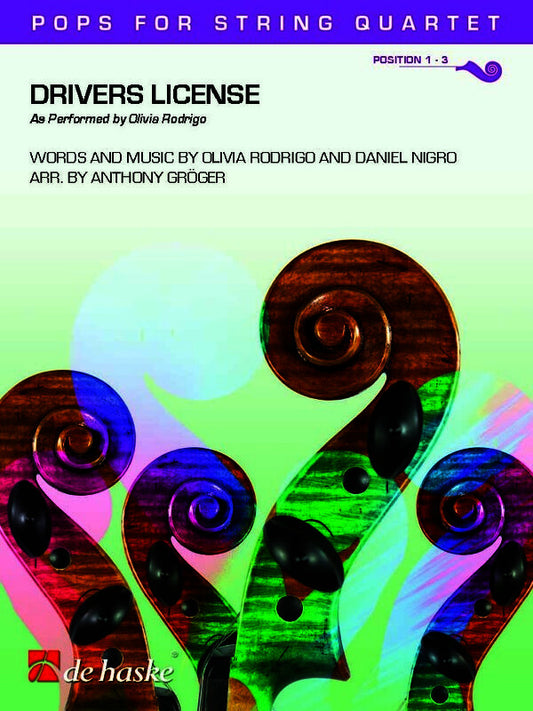 Drivers License For String Quartet Score/Parts