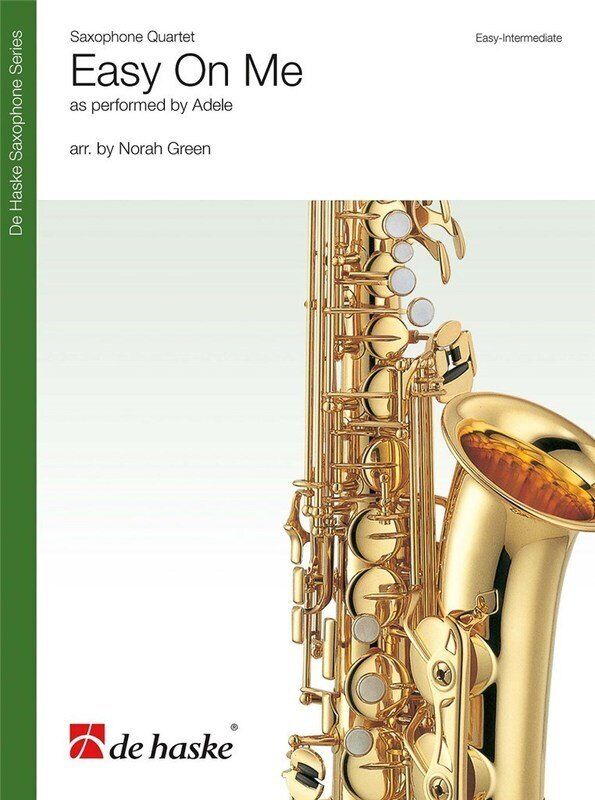 Easy On Me for Saxophone Quartet by Adele Adkins and Norah Green