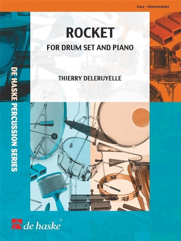 Deleruyelle - Rocket For Drum Set/Piano Softcover Book (Drums)
