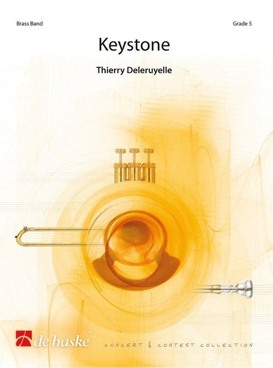 Keystone for Brass Band BB5 Full Score by Thierry Deleruyelle, De Haske Publications, Concert and Contest Collection