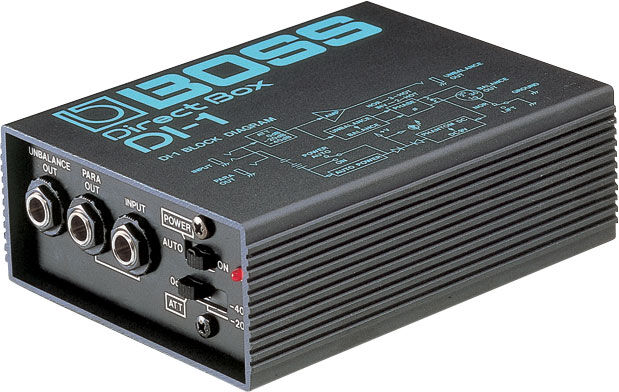 BOSS DI-1 Active Direct Injection Box - High-Quality Sound, Low-Impedance, Balanced Inputs, Superior Frequency Response — view 2