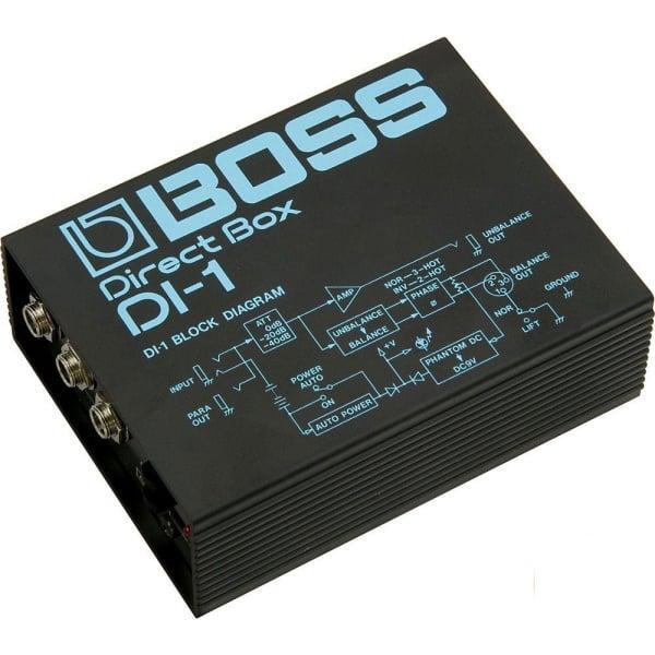 BOSS DI-1 Active Direct Injection Box - High-Quality Sound, Low-Impedance, Balanced Inputs, Superior Frequency Response — view 3