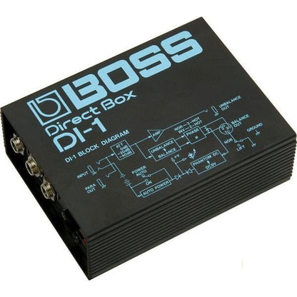 BOSS DI-1 Active Direct Injection Box - High-Quality Sound, Low-Impedance, Balanced Inputs, Superior Frequency Response — view 3