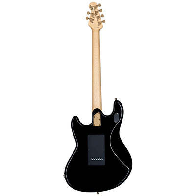 Sterling by Music Man SBMM SR Jared Dines - Black with Gold Hardware Electric Guitar — view 3