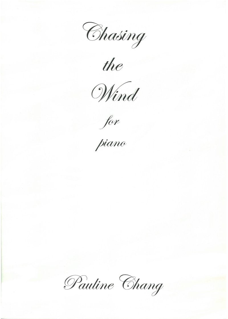 Chasing The Wind For Piano (Diva Publications)