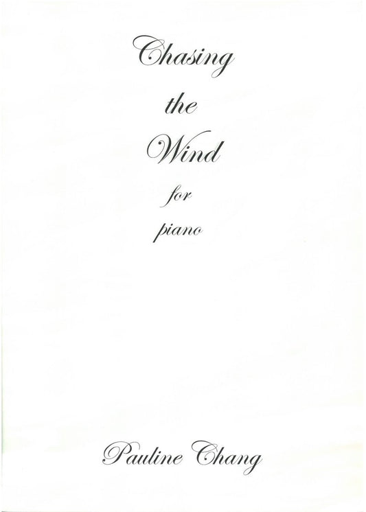 Chasing The Wind For Piano (Diva Publications)
