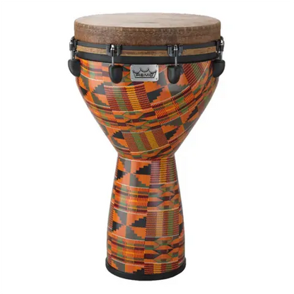Remo 14 Inch Key-Tuned Djembe - Kinte Kloth Finish
