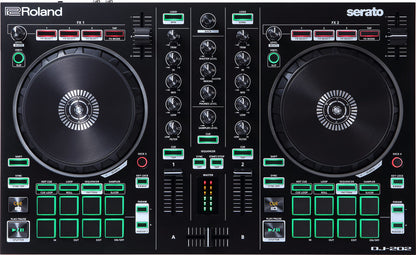 ROLAND DJ-202 Serato DJ Lite Controller - Compact Design, Professional Features, Rugged Portability — view 2