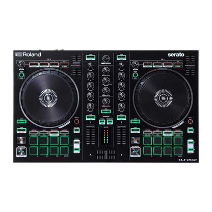 ROLAND DJ-202 Serato DJ Lite Controller - Compact Design, Professional Features, Rugged Portability — view 7