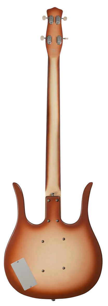 Danelectro 58 Long Horn Bass - Copper Burst 29¾" Scale — view 2