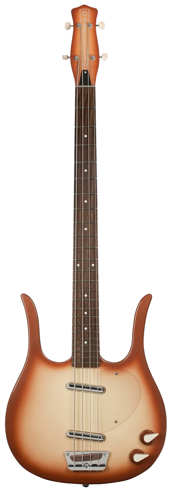 Danelectro 58 Long Horn Bass - Copper Burst 29¾" Scale