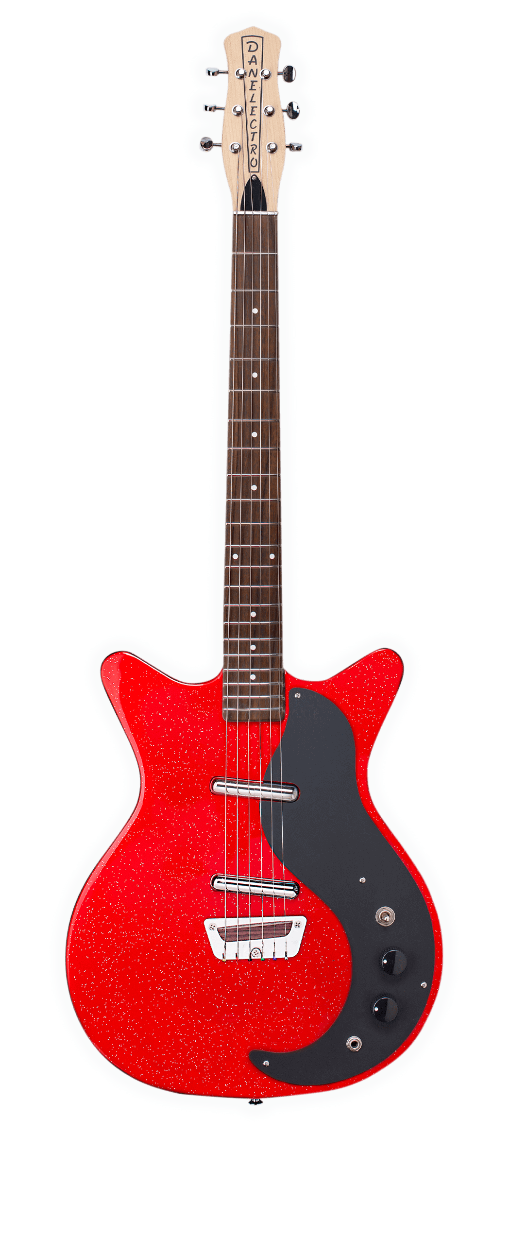Danelectro Glitter '59 Electric Guitar Red Glitter